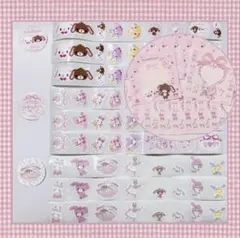 ◇ARomantic×Sanrioコラボ＊ロールシール3種バラメモ 2種セット◇