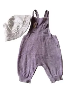 可愛い　ベビー服 ロンパース + 帽子 セット（約3ヶ月使用）