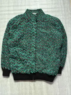 個性的　派手　バブリー　レトロ　アメカジ　エメラルドグリーン