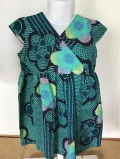 ハンドメイド　浴衣　子供ワンピース　100センチ