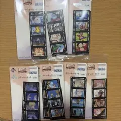 ワンピース　一番くじ　J賞ステッカーセット 7個