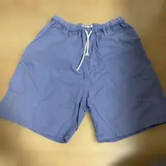 薄紫のハーフパンツ ウエストゴム付き