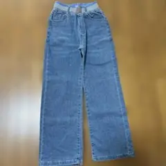ブルーワイドパンツ Mサイズ