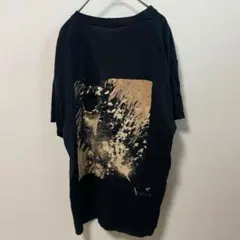ギルダン【L】グランジダメージ加工　ゆるダボTシャツブリーチ色落ちアメカジY2K