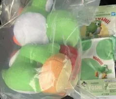 ヨッシー 一番くじ くじ A賞 F G ぬいぐるみ 吸水ポーチ ジッパーバッグ