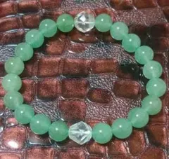 アベンチュリン/水晶/天然石ブレスレット