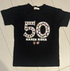 仮面ライダー 50周年記念 Tシャツ ブラック 130cmのサムネイル