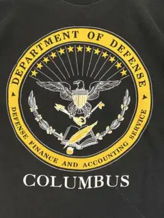 【希少】90s USA製 米国防財務会計局 Tシャツ L 初期旧ロゴ ボロ