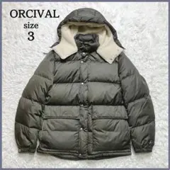 オーシバル ORCIVAL ダウンジャケット LIMONTA size3 カーキ