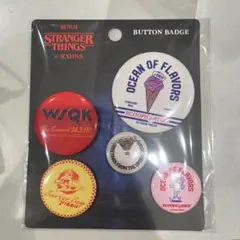 ストレンジャーシングス　スリーコインズ　缶バッジ