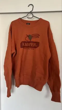 K.MAYER クリフメイヤー　オレンジ クルーネック トレーナー