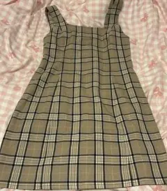 チェックワンピース　Sサイズ