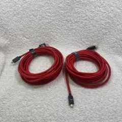 極美品 ミニHDMI - HDMI ケーブル 5m 2本セット