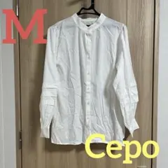 Cepo 長袖ブラウス ホワイト Mサイズ