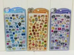 うるちゅるポップシール　うさぎ　動物　宇宙　海　オバケーヌ　正規品　3点セット