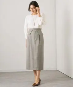 【1508】アナイ　和紙かのこパフスリーブ　プルオーバー　ベージュ　36 和紙かのこパフスリーブプルオーバー | ANAYI/アナイ | 三越伊勢丹