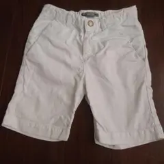 Bonpoint ホワイト ハーフパンツ