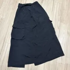 ZARA ブラック ロングスカート ポケット付き