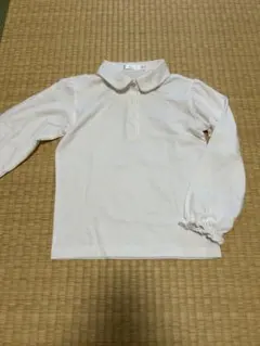 お受験　Catherine Cottage ホワイト長袖シャツ120