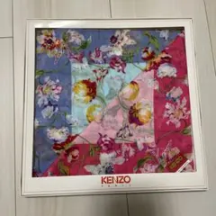 KENZO 花柄　ハンカチ