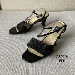 TS19 ヴィスVis Queen 23.5 EEE レザー装飾サンダル 日本製のサムネイル