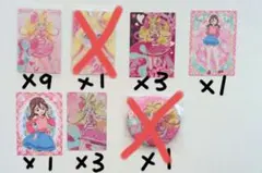 キュアアイドル、咲良うた　トレーディングカード、シールセット