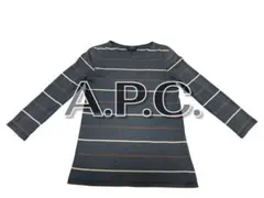 A.P.C. ボーダーカットソー M 長袖 フレンチカジュアル 美シルエットのサムネイル