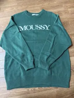 MOUSSY ロゴニット