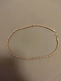 エリッカニコラスビケイ ナバホパールネックレス4mm/55cm 燻タイプ
