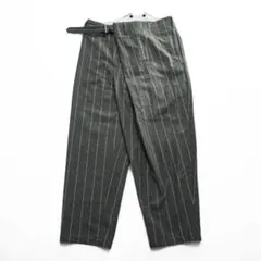 KHOKI 25ss ストライプ ワイドパンツ 25ss-p-10 KHOKI ワイドストライプパンツ - メルカリ