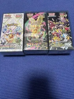 【シュリンク付】テラスタルフェス、MEGAドリーム、シャイニートレジャー