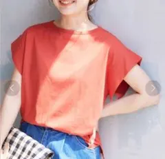 SLOBE IENA 強撚フライスニュアンスプルオーバー Tシャツ