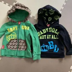 baby doll 90 100 パーカー