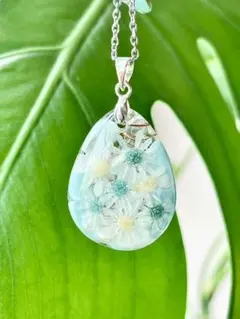 【ヒーリング】人生に喜びをもたらす オルゴナイトペンダント ネックレス ラリマー