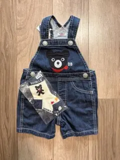新品未使用♡DOUBLE B デニムロンパース 靴下