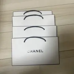 CHANEL ショップ袋 4枚セット ホワイト