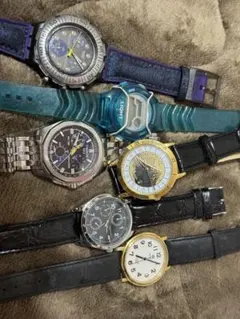 多様なスタイルの時計セット