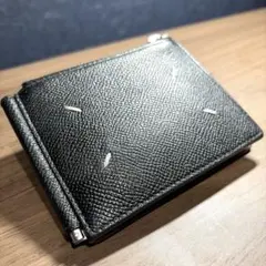 ✨極美品　付属品完備✨マルジェラ　マネークリップ　二つ折り　ステッチ　カレンダー