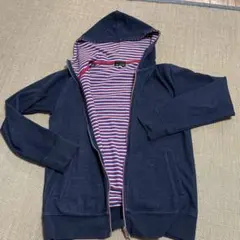 TK MIXPICE ネイビー フルジップパーカー L