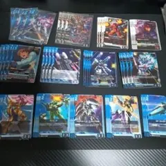 ガンダムカードゲーム 青白Vノルン デッキ　スリーブ入り ガンダムカードゲーム 青白Vノルン デッキ スリーブ付き 交渉可 V