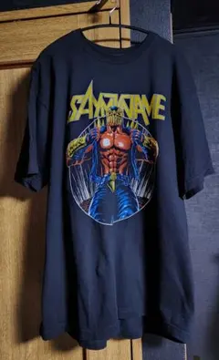 墓場の画廊 北斗の拳/ジャギ 半袖Ｔシャツ 墓場のメタルシャツシリーズ 黒のサムネイル
