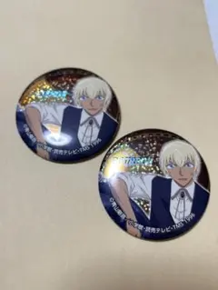 名探偵コナン 缶バッジ 安室透 バーボン