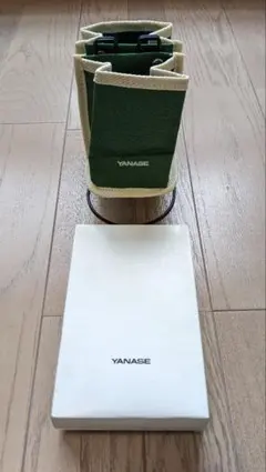 ◆未使用◇YANASE 小物入れ スタンド 収納 緑 ノベルティ ヤナセ◆