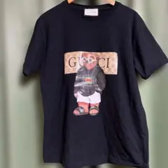 ★激安　GUCCI 好きに　Tシャツ　ブラック　プリントシャツ★