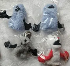 パペットスンスン フィンガーパペットぬいぐるみ ガチャ ノンノン ゾンゾン