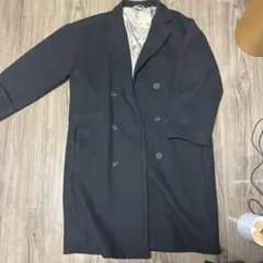 （値下げ相談受けます）Gasper John 黒ダブルブレスト チェスターコートのサムネイル