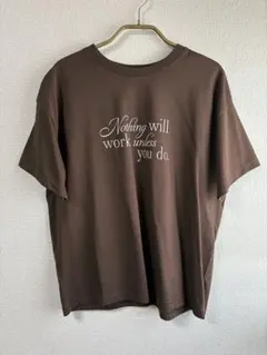 ❖ 新品 ❖ CLACIER ブラウンTシャツ Mサイズ