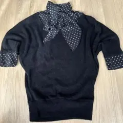 セシルマクビー　ドットブラウス