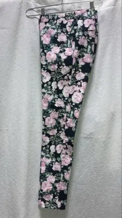 メゾンドリーファー　フラワープリントスキニーパンツ　サイズ