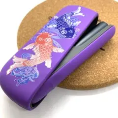 7アイコス イルマ アイ用 ケース iqos iluma ｉ専用 鯉2紫